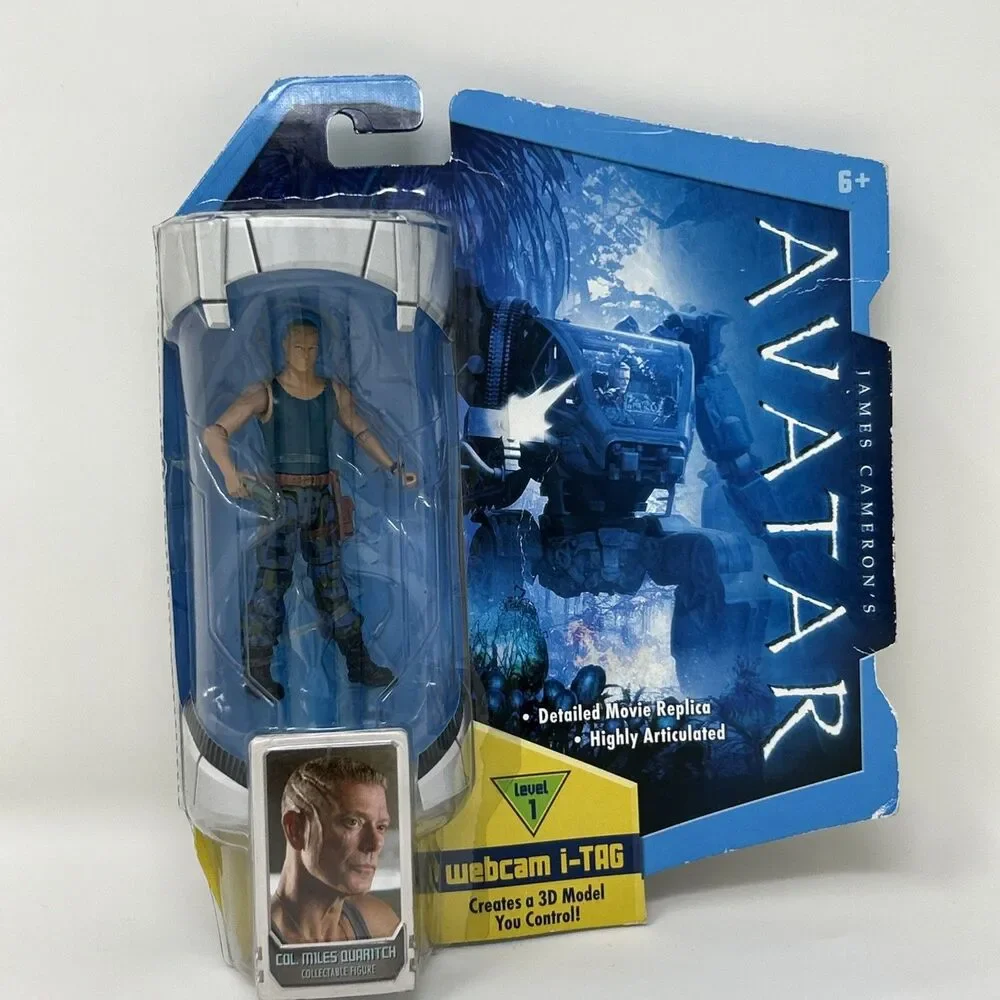 Mattel James Cameron’s Avatar Col. Miles Quaritch Action Figure 2009 New!